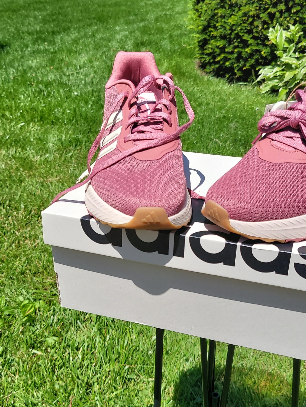 adidas Women's Rose Pink Mesh Athletic Sneakers